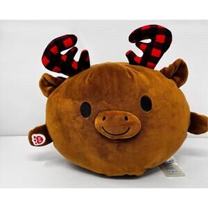 SKOOSHERZ Buffalo Check Moose Build A Bear Plush Toy Pre-Owned in good condition